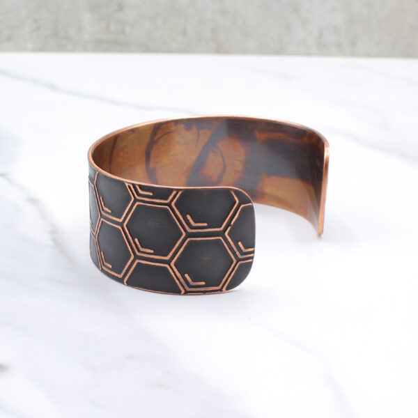 Bee in Hive Copper Cuff