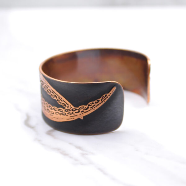 Octopus Tentacle Copper Bracelet