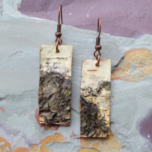 Birch Bark Earrings