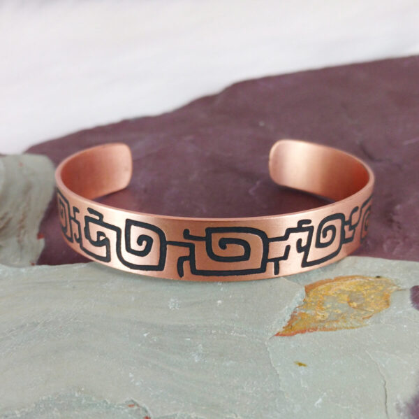 Tribal Harmony Copper Bracelet