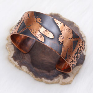 Dragonfly Handmade Copper Bracelet