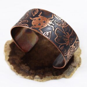 Ladybug Handmade Copper Bracelet