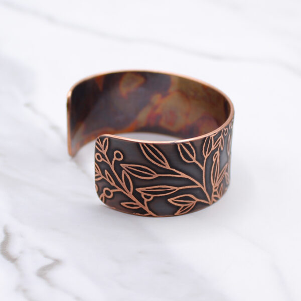 Praying Mantis Copper Bracelet