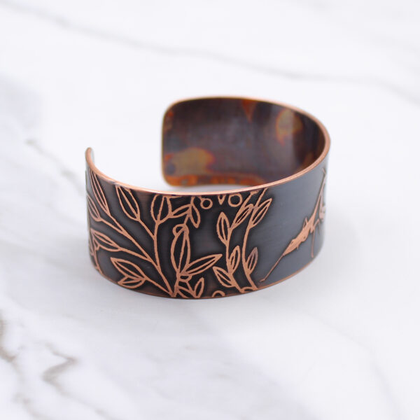 Praying Mantis Copper Bracelet