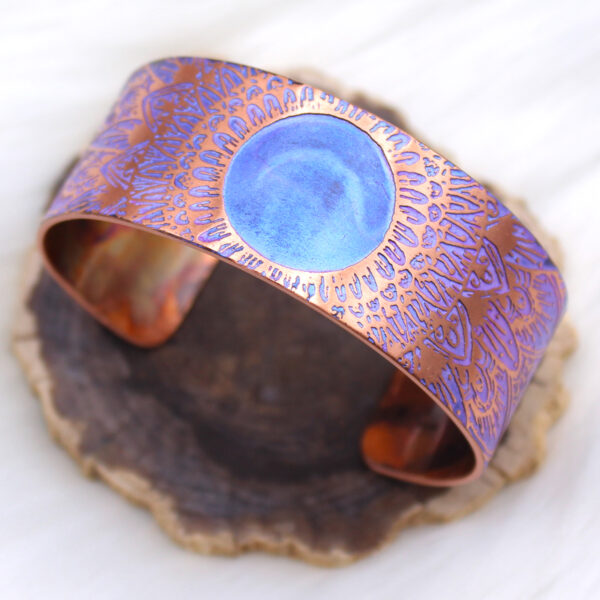 Kaleidoscope Handmade Copper Bracelet