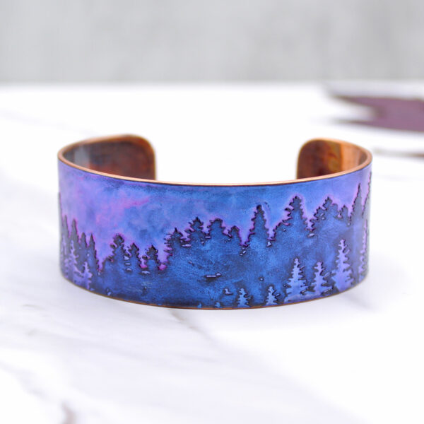 Forest for the Trees Copper Bracelet