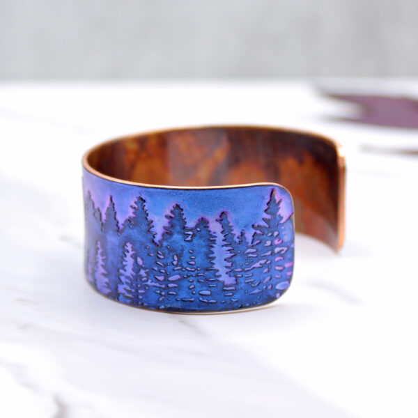 Forest for the Trees Copper Bracelet