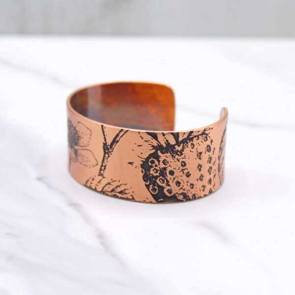 Strawberries Handmade Copper Bracelet