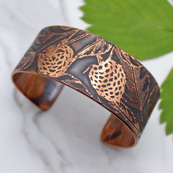 Raspberry Patch Handmade Copper Bracelet