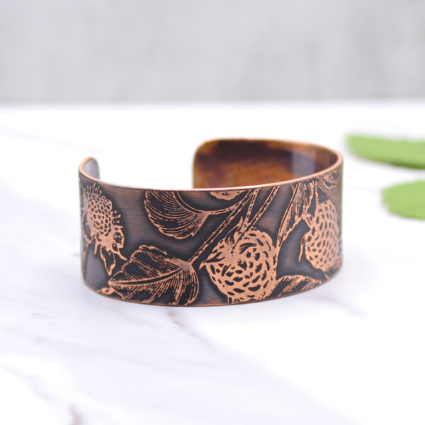 Raspberry Patch Handmade Copper Bracelet