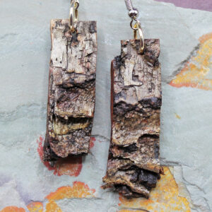 Birch Bark Earrings