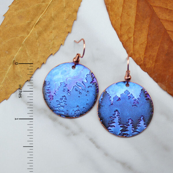 Forest Copper Earrings
