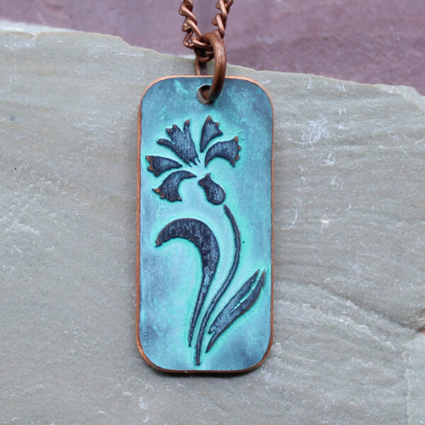 Copper Lily Necklace