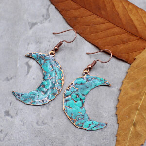 Copper Moon Earrings