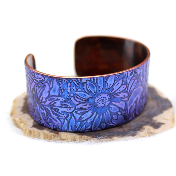 Prairie Wildflowers Purple Bracelet