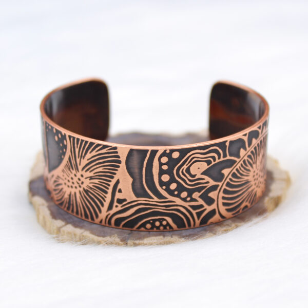 Bohemian Abstract Floral Cuff