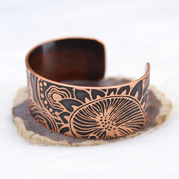 Bohemian Abstract Floral Cuff