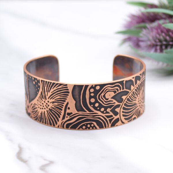 Abstract Floral Bracelet