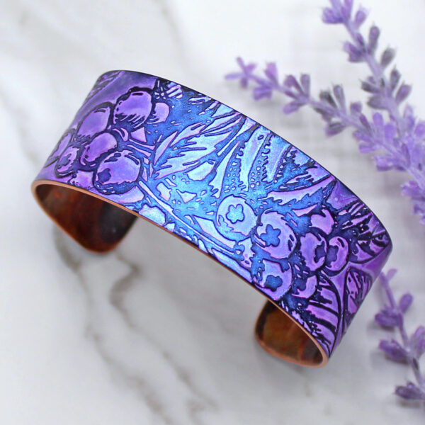 Blueberries Copper Bracelet