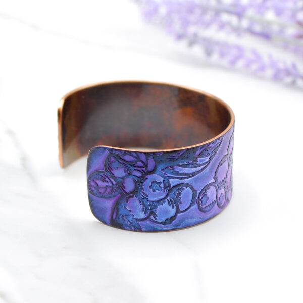 Blueberries Copper Bracelet