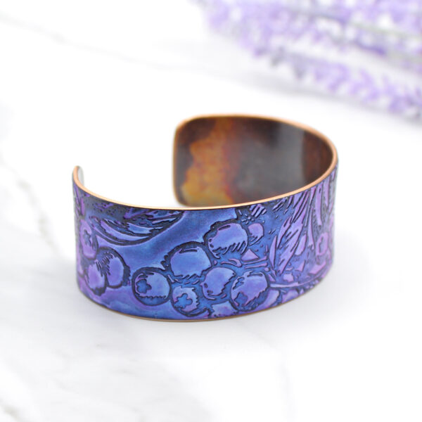 Blueberries Copper Bracelet