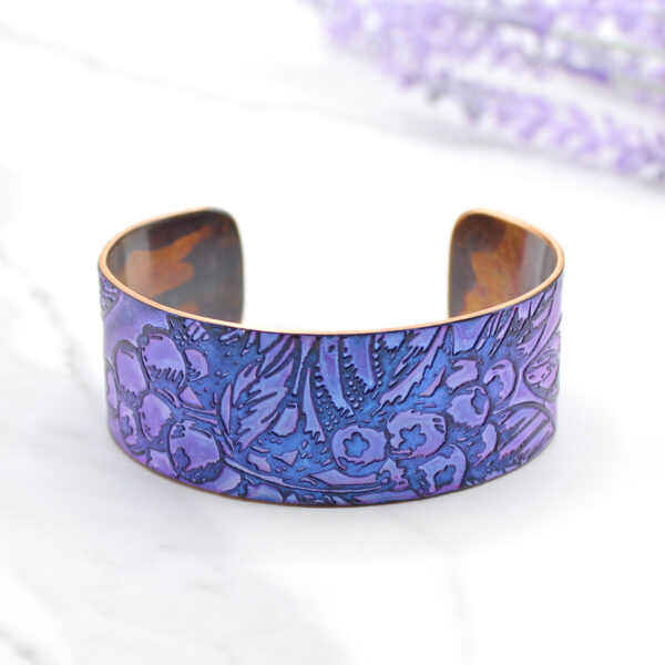 Blueberries Copper Bracelet