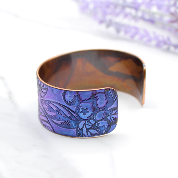 Blueberries Copper Bracelet