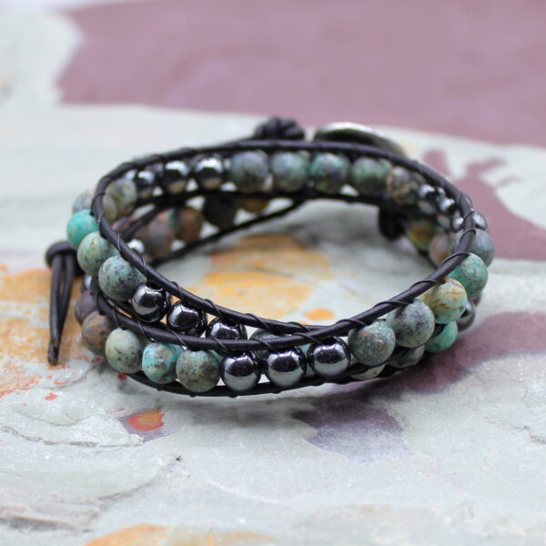 African Turquoise Wrap