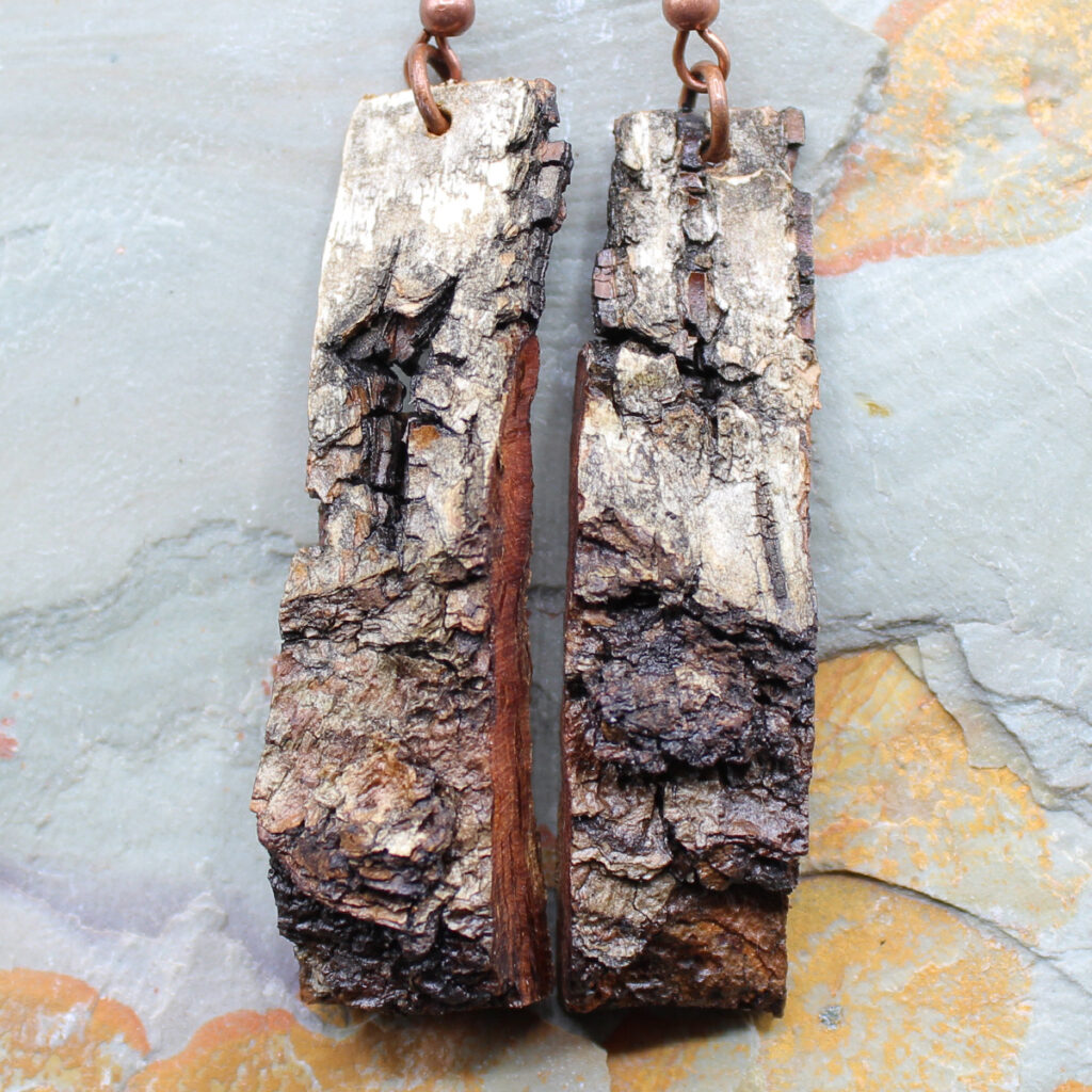 Birch Bark Earrings