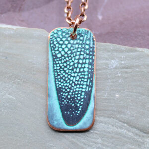 Copper Dragonfly Wing Necklace