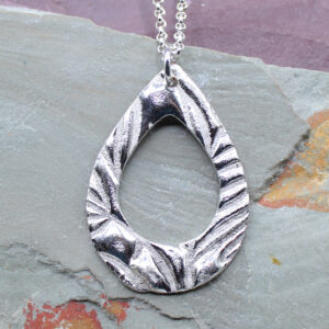 Swirl Handmade Silver Necklace