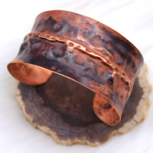 Copper Fold Form Bracelet