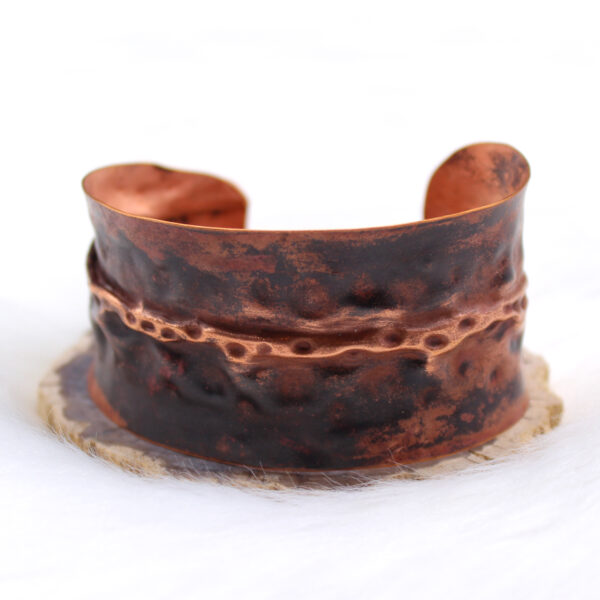 Copper Fold Form Bracelet