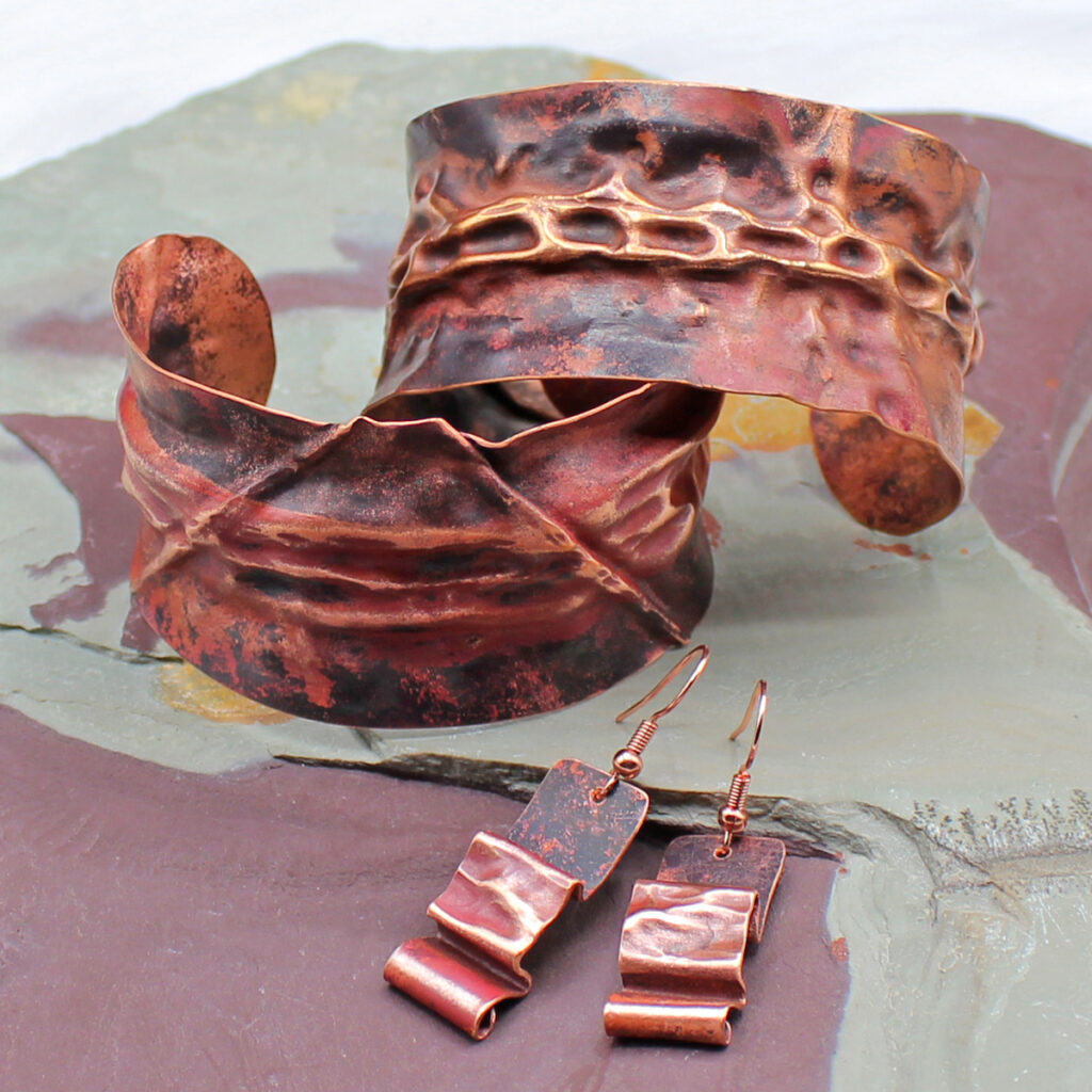 Fold Form Copper Jewelry