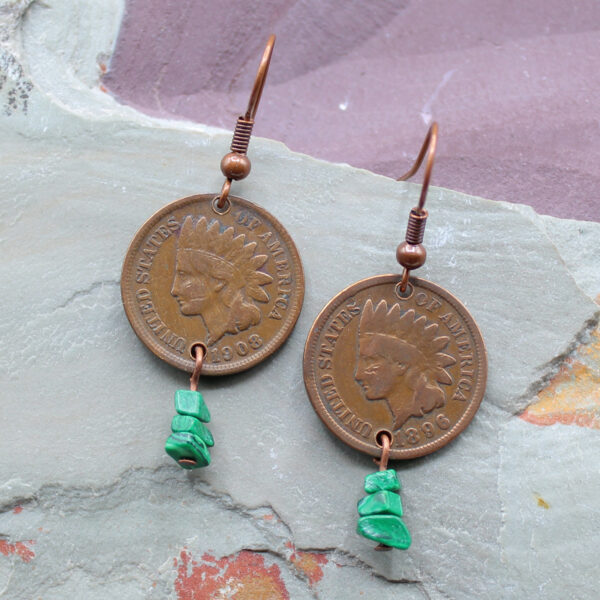 Indian Head Penny Earrings