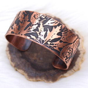 Leaves Handmade Copper Bracelet