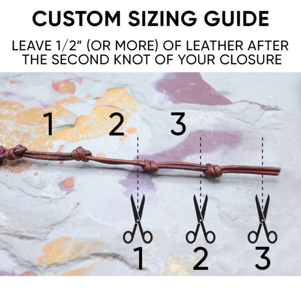 Leather Wrap Custom Sizing Guide