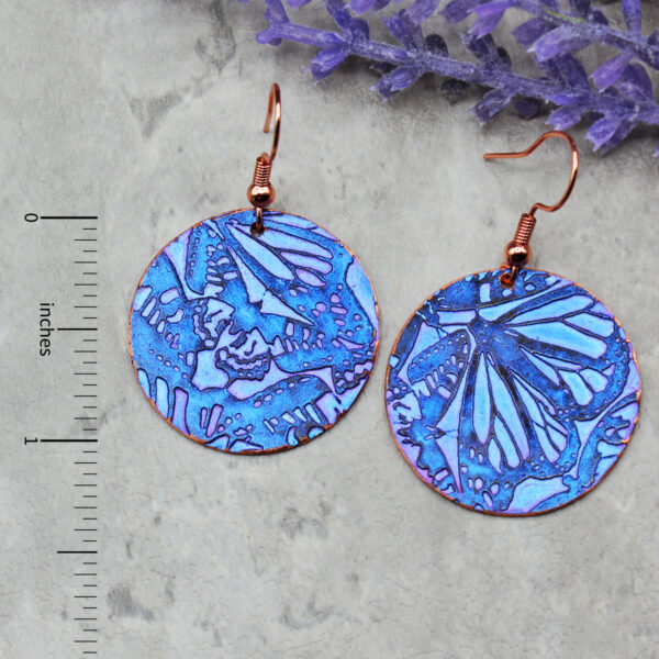 Butterfly Menagerie Copper Earrings