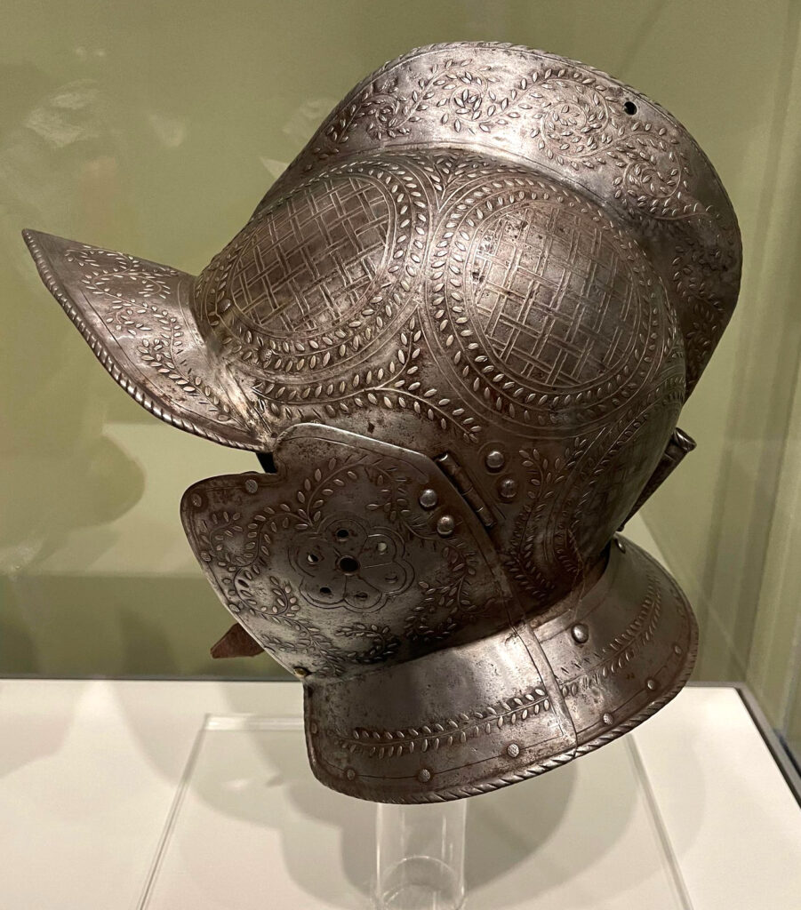 Etched Medieval Helmet 
