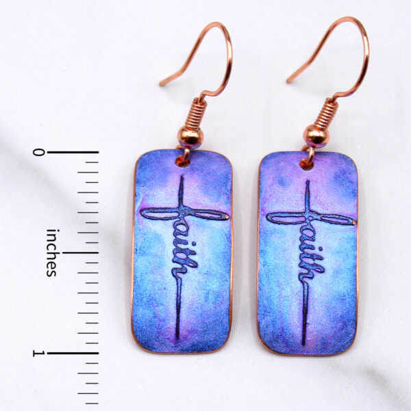Faith Copper Earrings