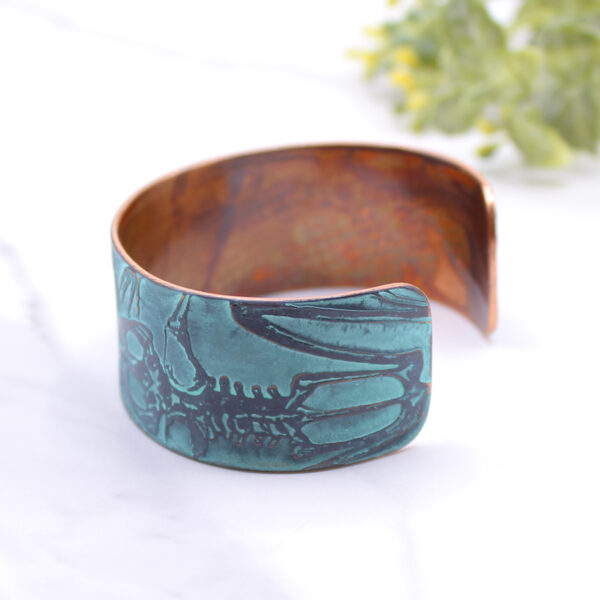 Frog Biology Handmade Copper Bracelet