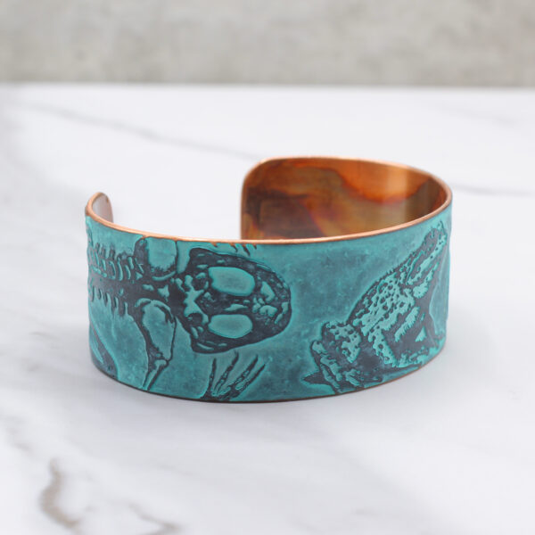 Frog Biology Handmade Copper Bracelet