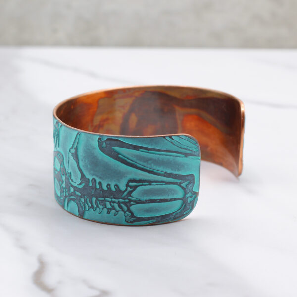 Frog Biology Handmade Copper Bracelet