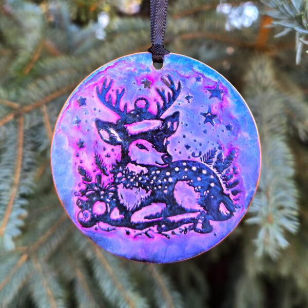 Fawn Deer Christmas Ornament