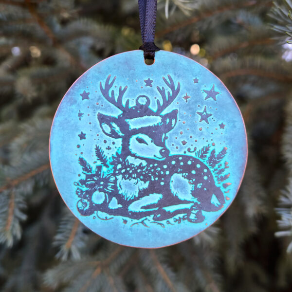 Fawn Deer Christmas Ornament