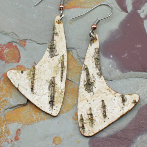 birch bark earrings